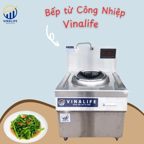 Bếp Từ Công Nghiệp Đơn 8kw Mặt Lõm